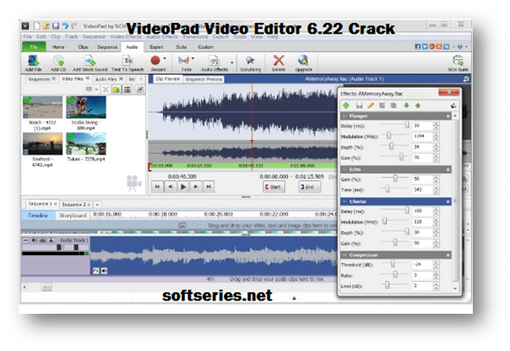 NCH VideoPad Video Editor Pro 13.51 download the new for windows